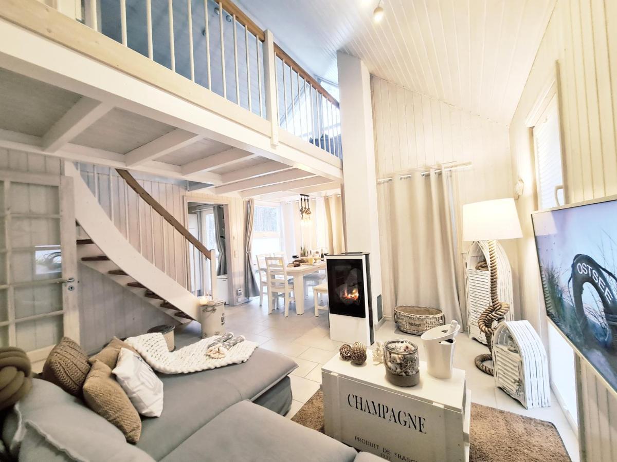 Strandhaus Ruegen - Meerblick, Sauna, Kamin & Whirlpool 바베 외부 사진