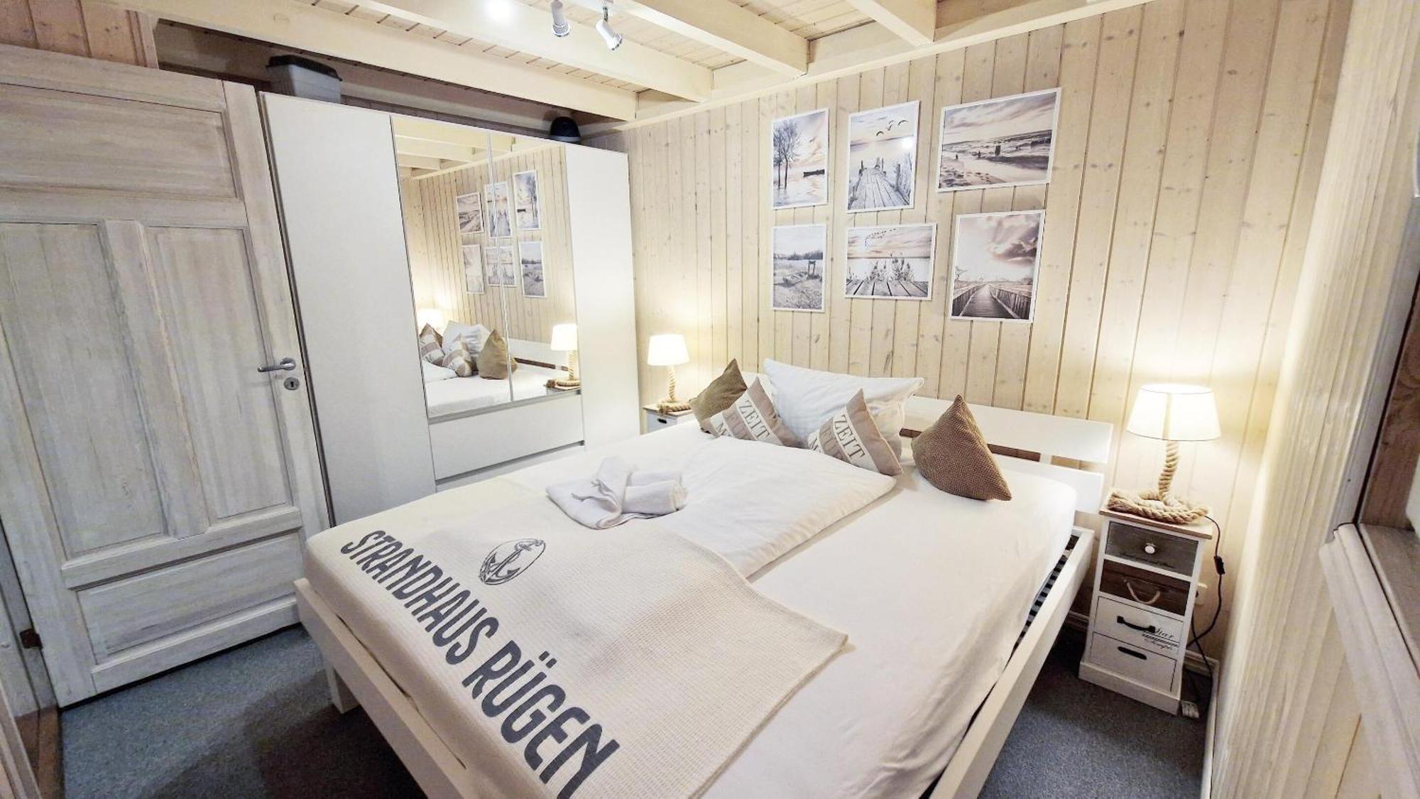Strandhaus Ruegen - Meerblick, Sauna, Kamin & Whirlpool 바베 외부 사진